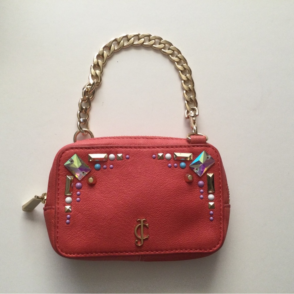 JC Coral Embellished Chain-Handle Women's Crossbody Bag